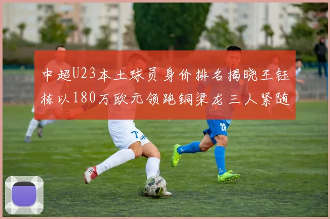 中超U23本土球员身价排名揭晓王钰栋以180万欧元领跑铜梁龙三人紧随其后
